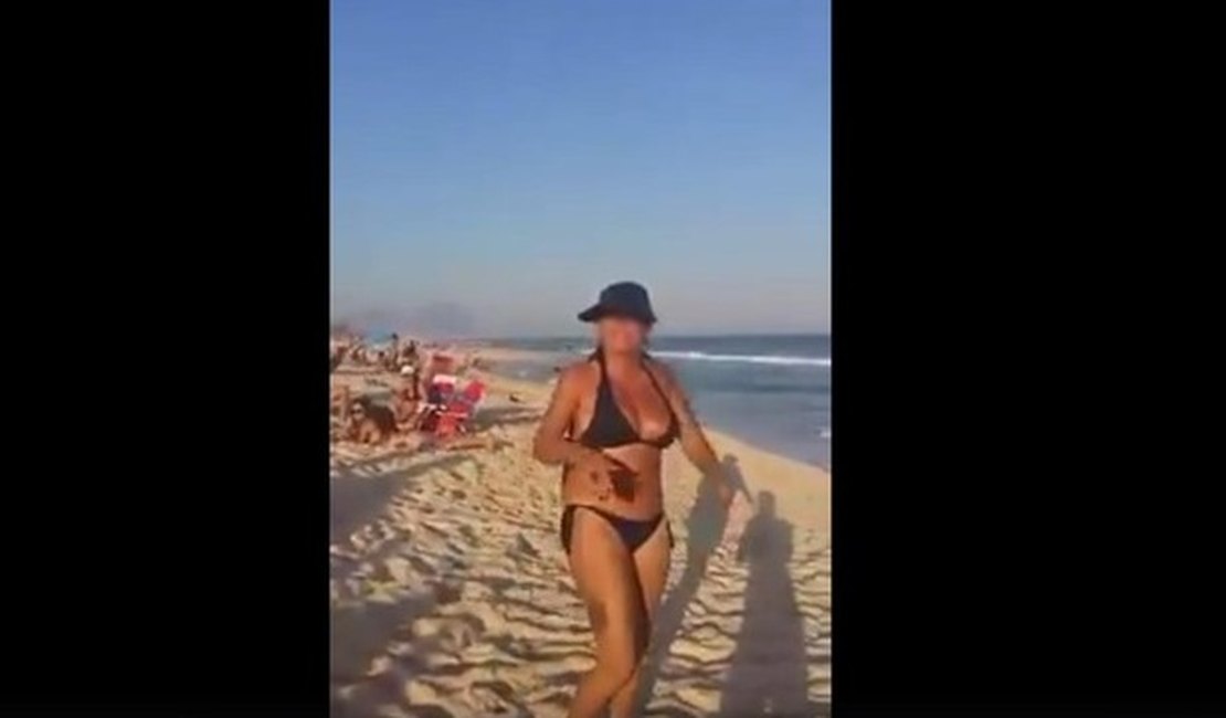 Mulher que insultou banhista na praia é presa por injúria racial no Rio