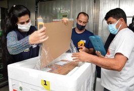 Mais de 17 mil doses da coronavac foram entregues para Alagoas na última sexta