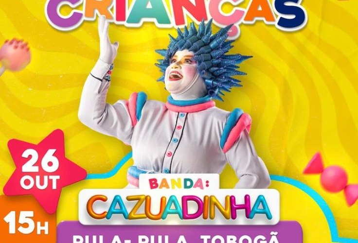 Banda Cazuadinha será a atração da grande festa das crianças organizada pela Prefeitura de Junqueiro