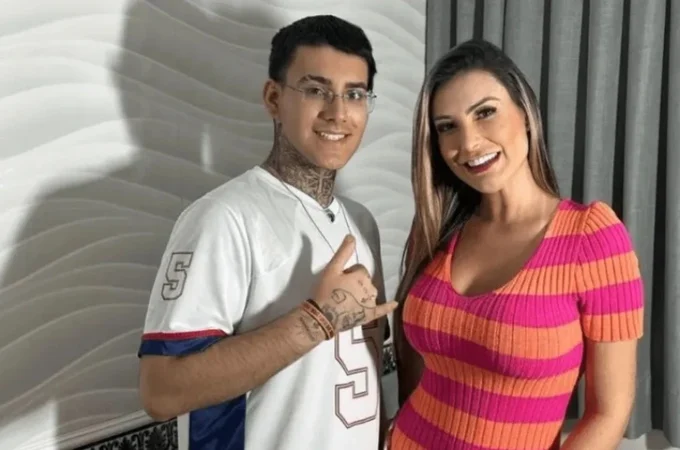 Andressa Urach anuncia gravação de conteúdo adulto com o filho: ‘Melhor do que esperava’