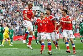 Copa do Mundo 2018: Rússia goleia Arábia Saudita e sai na frente no grupo A