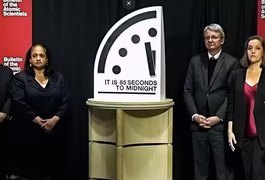 Relógio do Juízo Final fica a 85 segundos para meia-noite, menor tempo da história