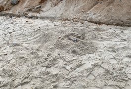 Banhistas encontram corpo feminino em cova rasa na praia do Francês