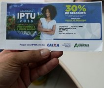 Prefeitura prorroga para 30 de abril a campanha de desconto do IPTU