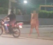 VÍDEO: Homem caminha nu pelas ruas de São Miguel dos Campos