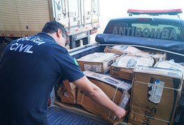 Polícia Civil de Alagoas recupera carga roubada em Sergipe