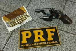 PRF registra aumento de 95% em apreensão de armas, em Alagoas