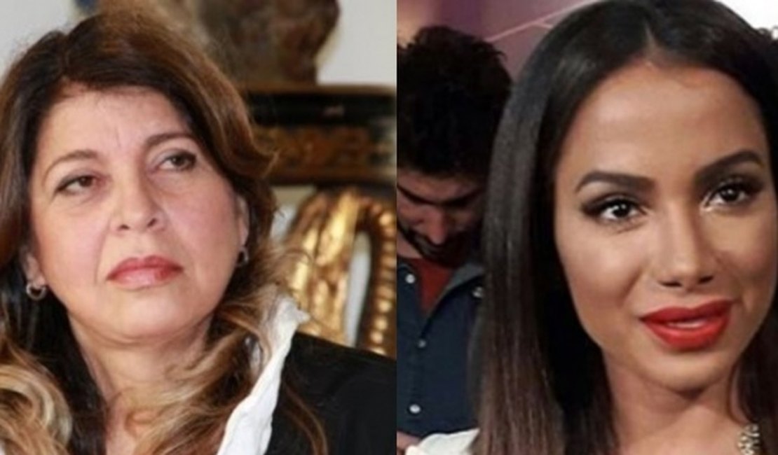 Roberta Miranda parabeniza Anitta por gravidez e cantora se revolta: 'Me erra!'