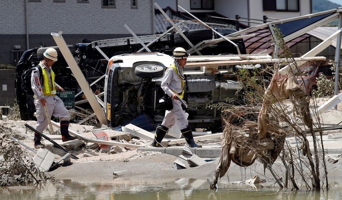 Sobe para 175 o número de mortos no Japão e 87 estão desaparecidos