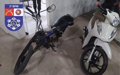Moto roubada recuperada