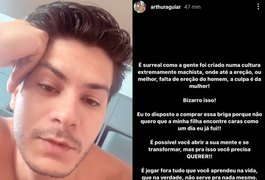 Arthur Aguiar fala sobre machismo: 'Não quero que minha filha encontre caras como já fui'