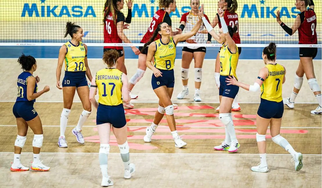 Brasil vence Alemanha e encara Japão na semi da Liga das Nações