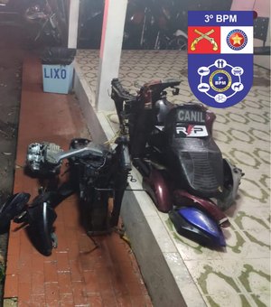 Polícia encontra desmanche de motocicletas e prende homem em Arapiraca