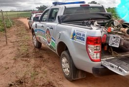 PM e GCM de Lagoa da Canoa recuperam motocicleta roubada na zona rural do município