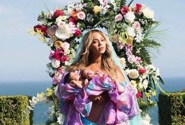 Beyoncé divulga primeira foto com seus filhos gêmeos