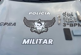 Quatro homens são presos após ameaça de morte e flagrante de tráfico de drogas, na zona rural de Arapiraca