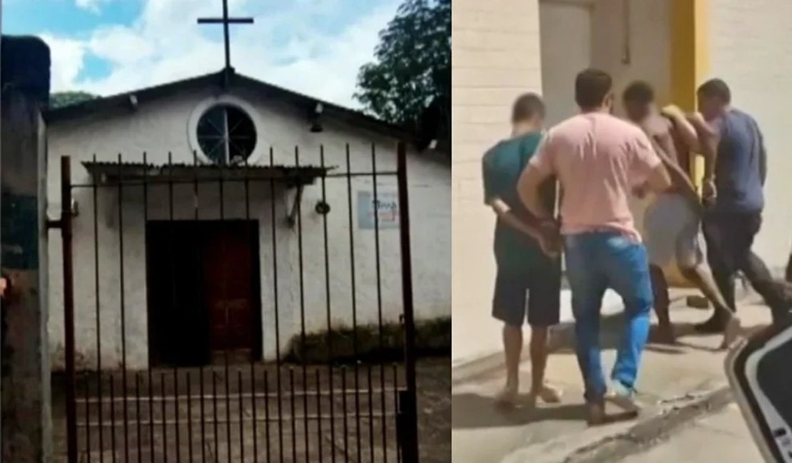 Traficantes transformam igreja em boca de fumo e fazem sexo em altar no RJ