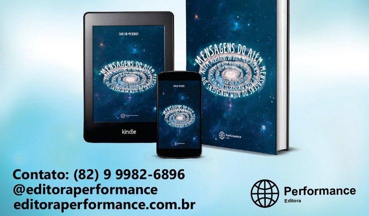 O escritor Darlan Medeiros lança hoje, 09/04, o livro: Mensagens do Além ! Lançamento da Editora Perfor