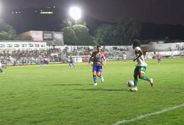 CSE vence o Itabaiana por 2 a 1, em Palmeira dos Índios e precisa de um empate para se classificar
