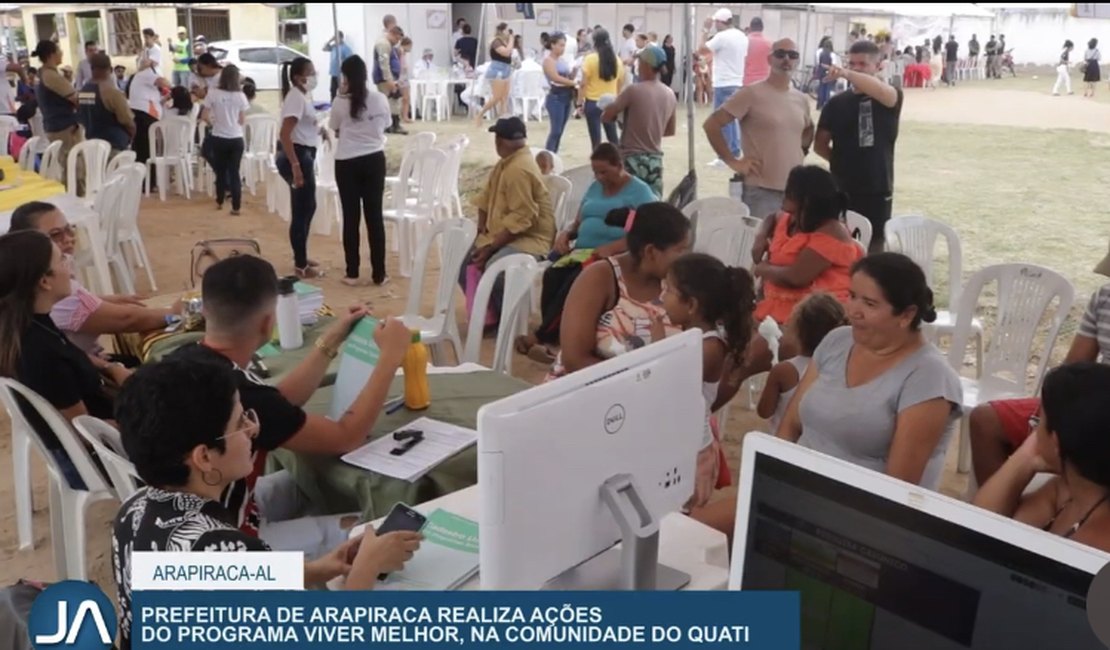 Vídeo. Viver Melhor leva ações sociais a comunidades em situação de vulnerabilidade social de Arapiraca