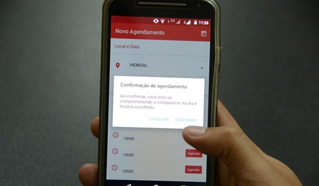 Hemoal é o 1º hemocentro do Brasil a contar com aplicativo para agendar doação