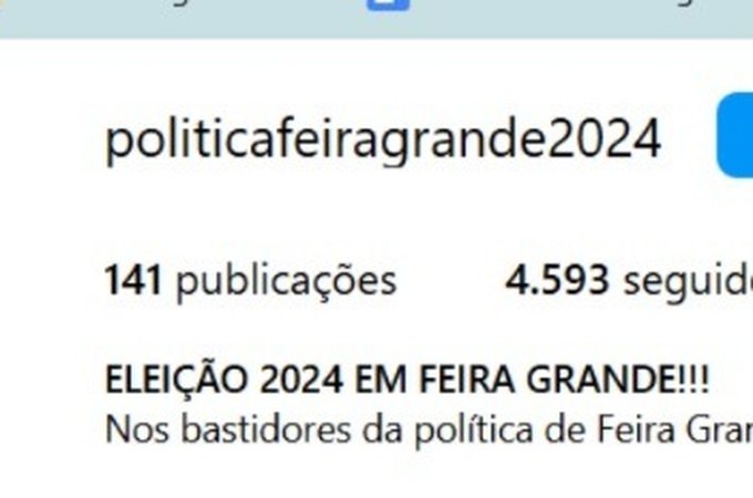 Justiça Eleitoral determina suspensão de perfil no instagram com difamações contra Flávio do Chico da Granja e Dário Roberto, em Feira Grande