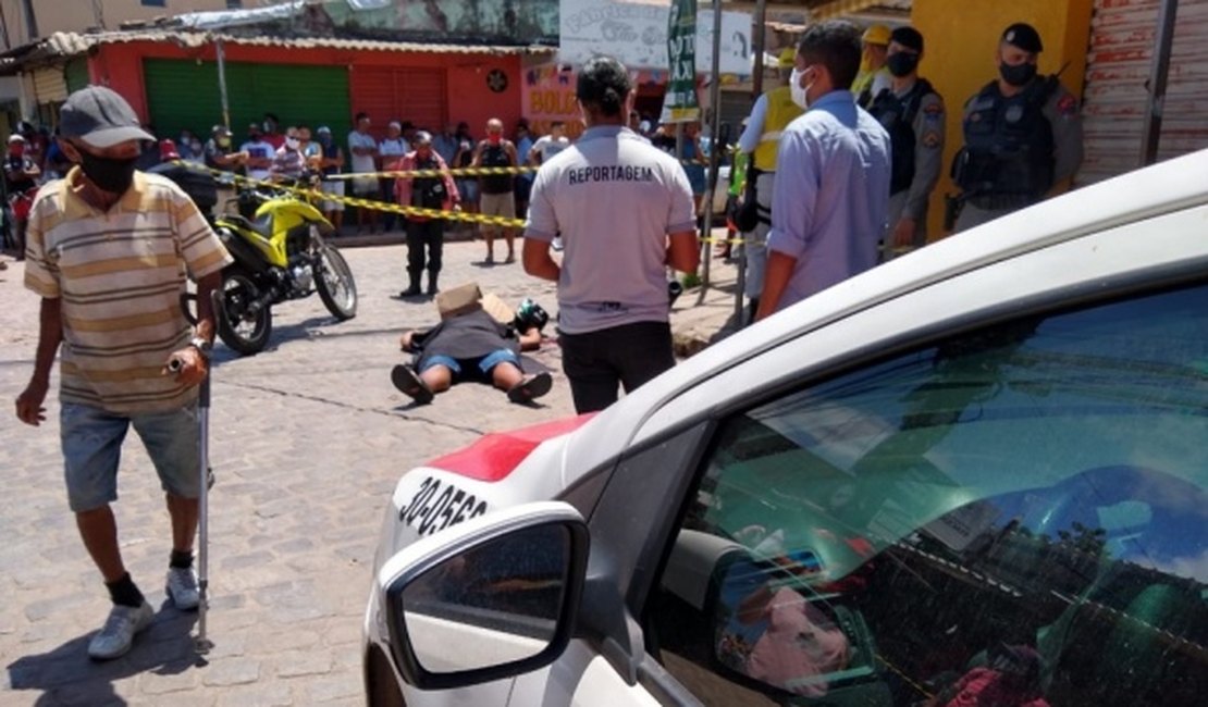 Dupla armada mata mototaxista com tiros na cabeça, em Maceió