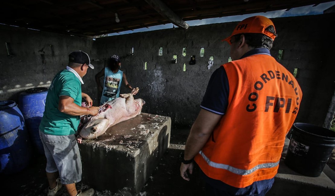 Fiscalização interdita dois abatedouros clandestinos no Sertão