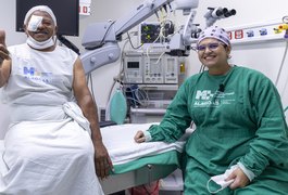 Programa Ver Melhor Alagoas transforma a vida de paciente ao remover 'carne crescida' dos olhos