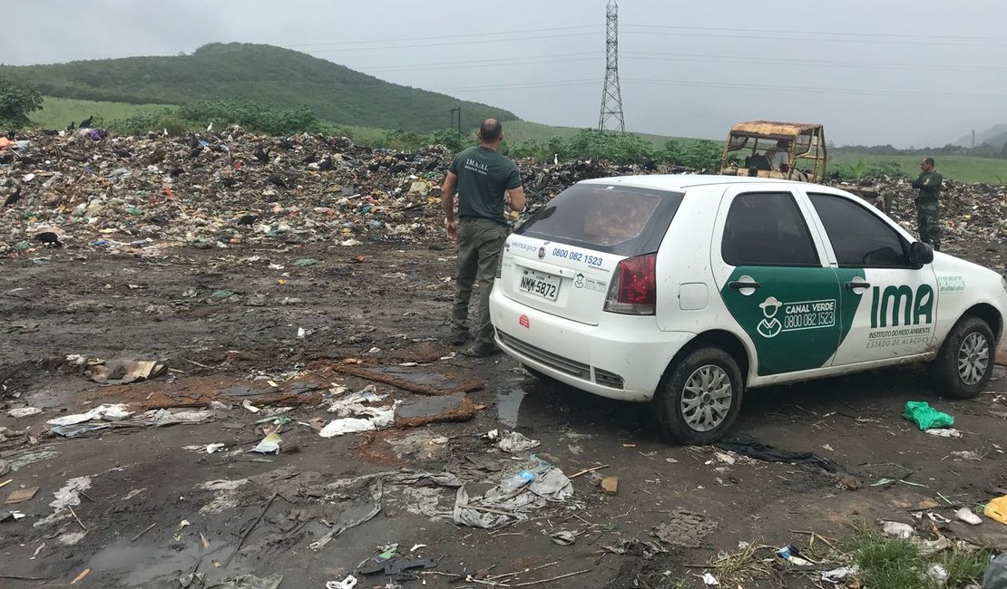 Prefeituras de Capela e Cajueiro são multadas por descarte irregular de lixo