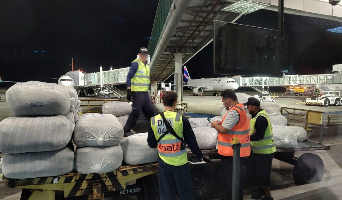 Sefaz flagra mercadorias irregulares no aeroporto Internacional Zumbi dos Palmares