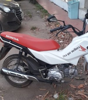RP recupera motocicleta com queixa de roubo na zona rural de Arapiraca