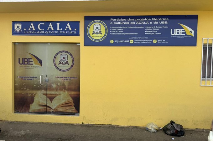 Academia Arapiraquense de Letras e Artes é alvo de furto e vandalismo em Arapiraca