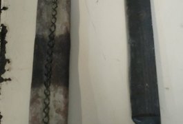 Homem é preso em Piranhas suspeito de agredir companheira com socos e facão no Sertão de Alagoas