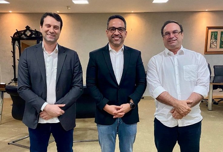 Em reunião com Dantas e Luciano, Daniel discute obras de mobilidade urbana para Arapiraca e região