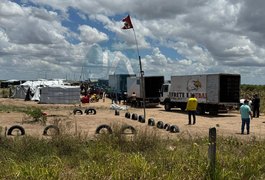 VÍDEO. Justiça cumpre reintegração de posse em fazenda ocupada pelo MST na zona rural de Arapiraca