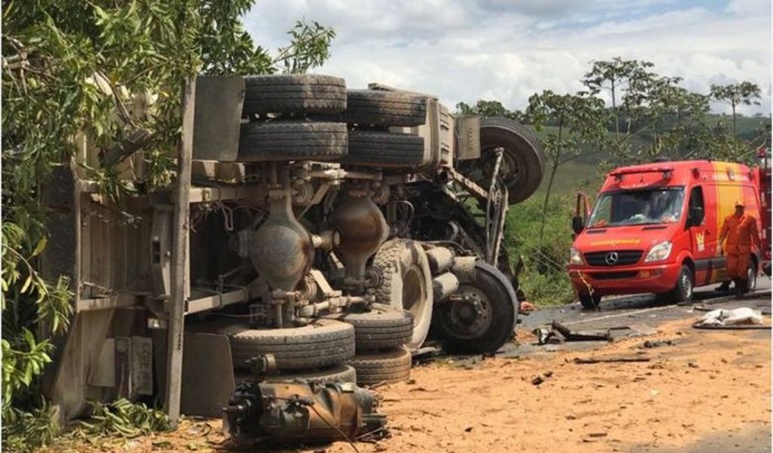 Morre motorista de caçamba envolvido em acidente em União dos Palmares