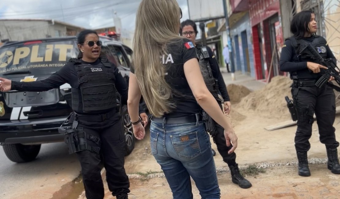 62 suspeitos de crimes contra a mulher são presos durante operações em Alagoas