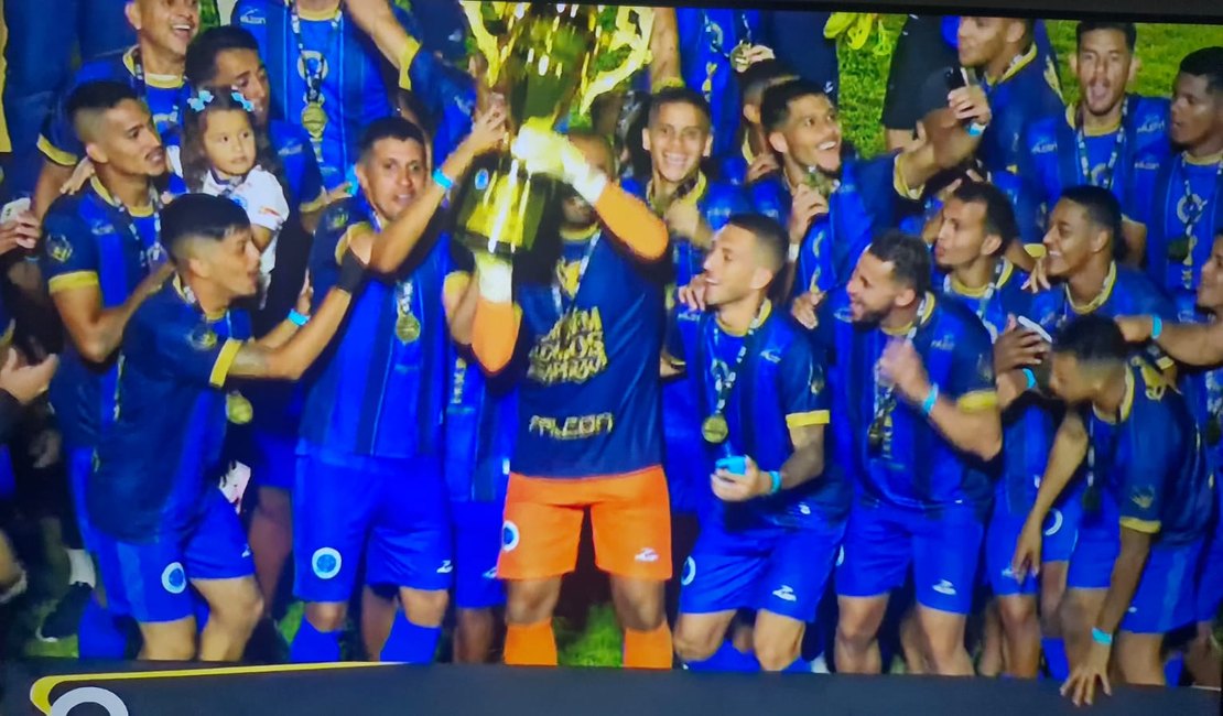 Cruzeiro de Arapiraca empata com o Guarany e conquista o bicampeonato da Série B do Alagoano Sub-23