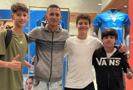 Três jovens jogadores alagoanos viajam para SP e fazem testes no CT do Palmeiras