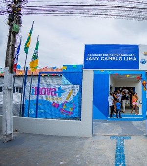 Prefeitura de Arapiraca reconstrói mais uma escola e amplia vagas para creches no Capim
