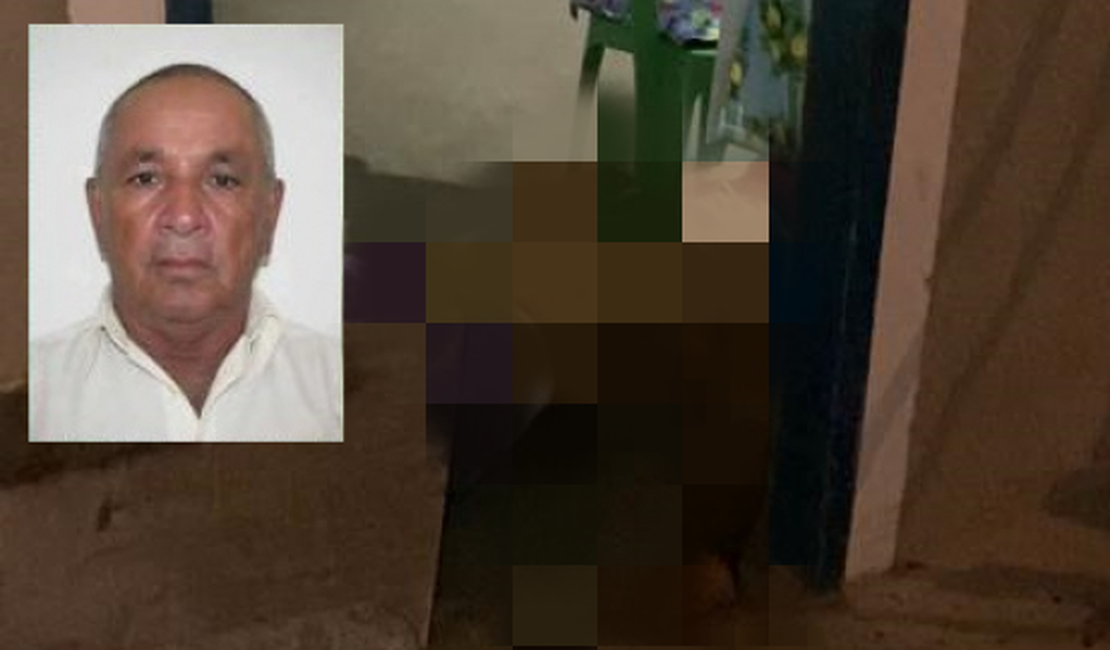 Idoso é assassinado a tiros na porta de casa, no Sertão alagoano