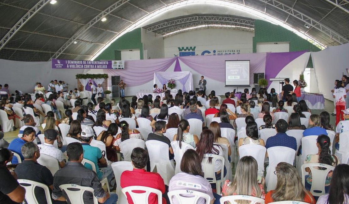 Girau do Ponciano realiza seminário de enfrentamento à violência contra a mulher
