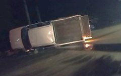 Tombamento após colisão entre veículos na AL 115, em Igaci