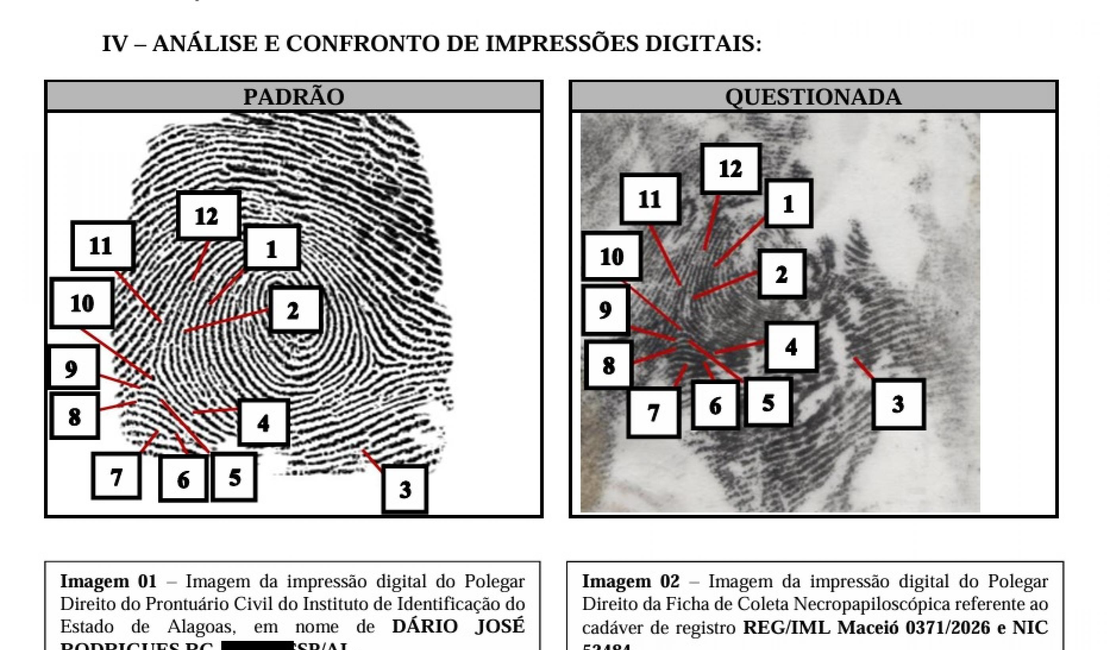 Corpo encontrado em Rio Largo é de motorista de aplicativo, atesta Polícia Científica