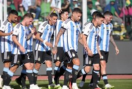 Na abertura da segunda rodada das eliminatórias, Bolívia perde por 3 a 0 para a Argentina, em La Paz