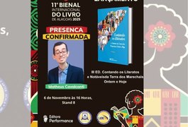 Escritor Alagoano Matheus Cavalcanti Lança Obras dedicadas ao Patrimonio Cultural e a Memória alagoana na 11º Bienal