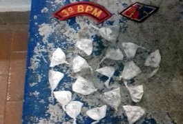 Adolescentes são detidos com porções de cocaína, em Arapiraca