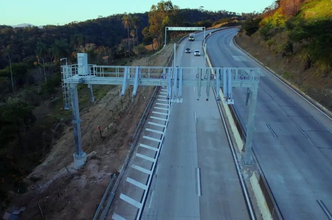 Pedágio 100% eletrônico começa a funcionar na BR-381 neste sábado