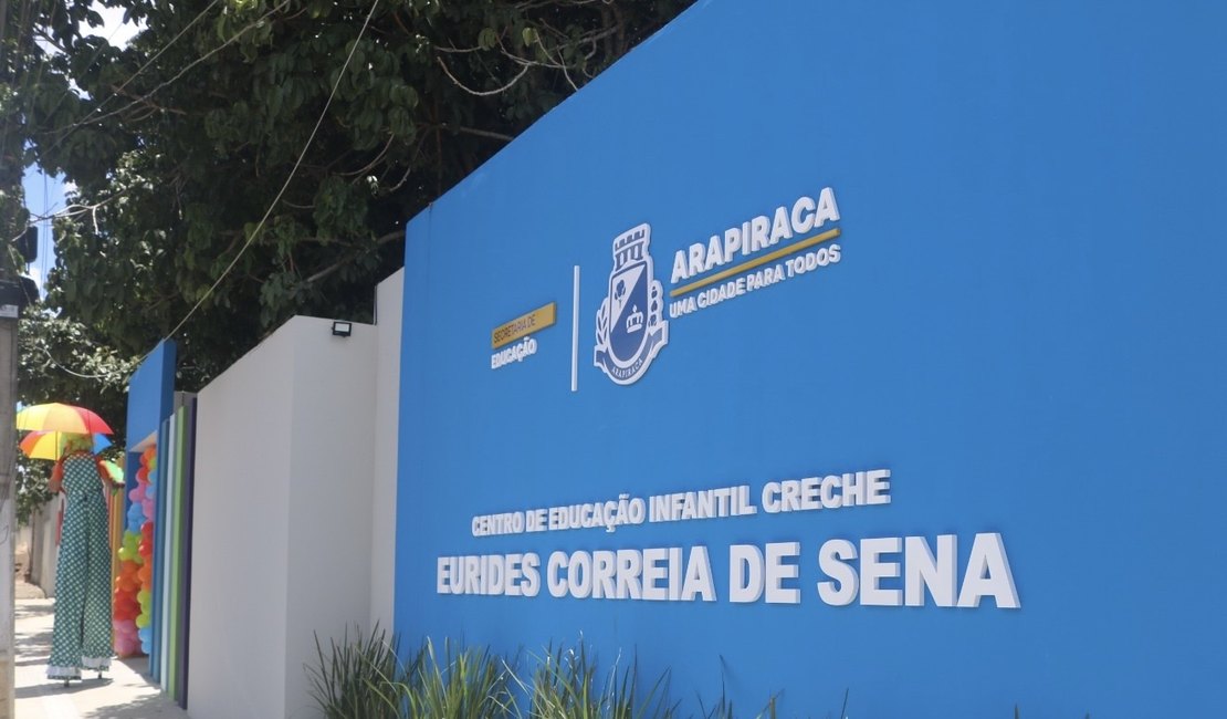 Vídeo. Prefeitura entrega reforma do CEI Eurides Correia de Sena em Arapiraca